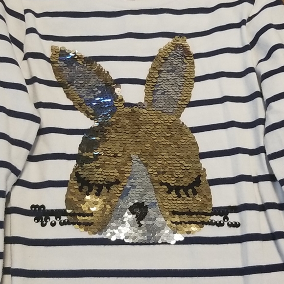 H&M sequin Rabbit Stretch Top - Picture 2 of 5